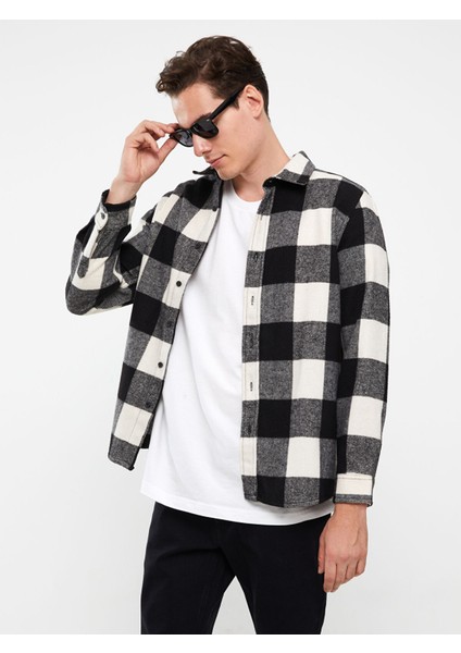 Yeni Sezon Regular Fit Uzun Kollu Ekose Erkek Oduncu Gömlek modelleri