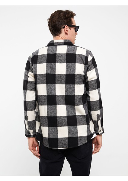 Yeni Sezon Regular Fit Uzun Kollu Ekose Erkek Oduncu Gömlek indirimleri