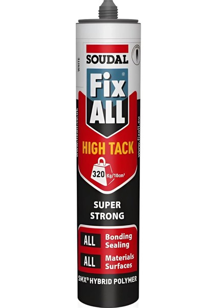 Fix All Yüksek Güçlü Tack Montaj Yapıştırıcısı Beyaz 290 ml