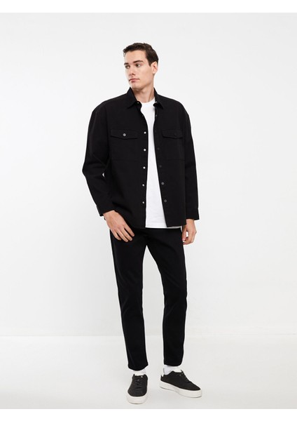 Yeni Sezon Rahat Kalıp Uzun Kollu Gabardin Erkek Gömlek Ceket fiyatları