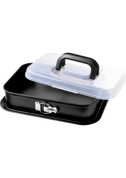 Bake & Kelepçeli Kapaklı Kek Kalıbı 36X24 cm