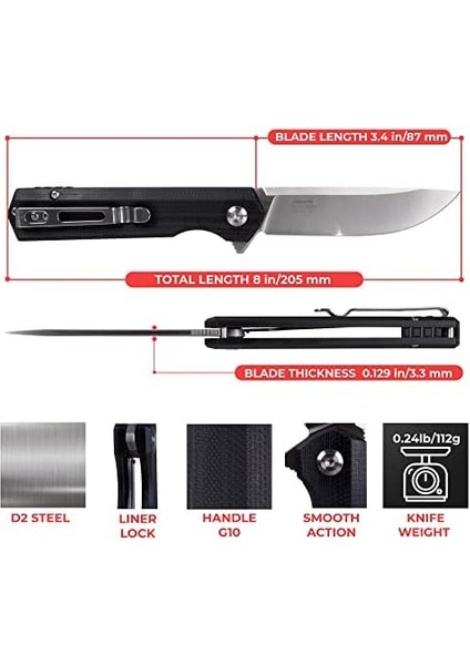 Firebird Katlanır Bıçak FH11 modelleri