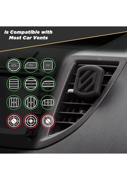 MAGVM2B Araba Için Manyetik Cep Telefonu Tutucu - Tüm Cihazlarla Evrensel - Araç Havalandırma Deliği Girişli fiyatları