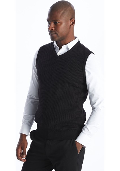 Yeni Sezon Standart Kalıp V Yaka Erkek Triko Süveter fiyatları