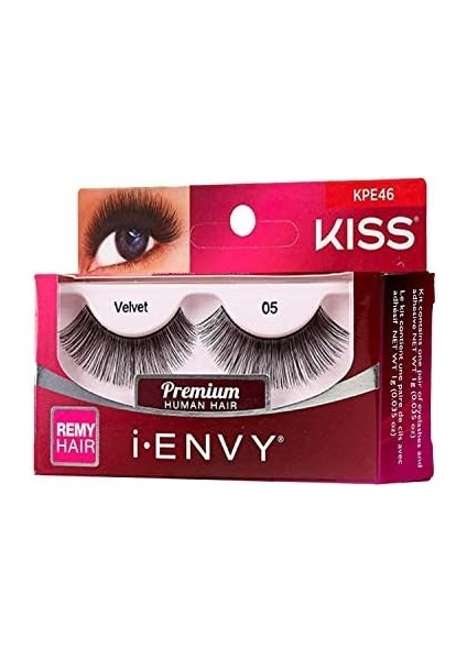 Kiss KPE45 Velvet 05 Premium Human Hair Takma Kirpik (1 Çift) fiyatları