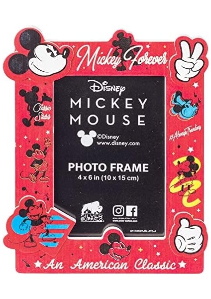 Mouse Klasik Kutulu Reçine Fotoğraf Çerçevesi, 10 x 15 cm fiyatları