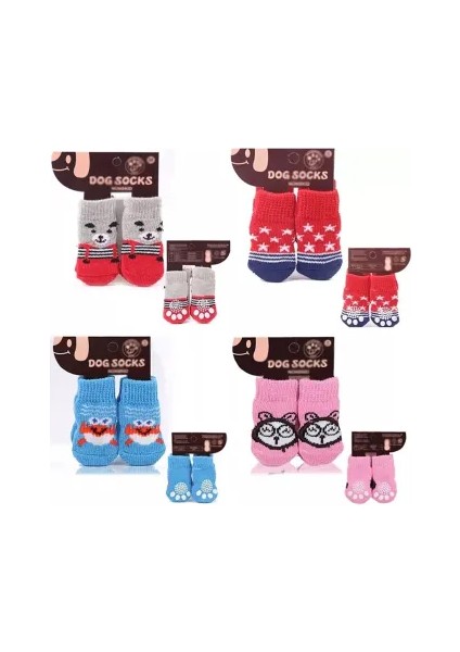 Kedi Köpek Kaydırmaz Örme Çorap fırsatları