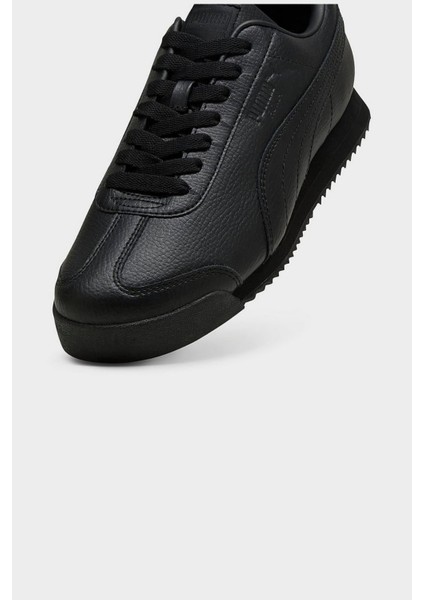 Roma Siyah Hakiki ve Sentetik Deri Unisex Sneaker Spor Ayakkabı 39686814 fırsatları