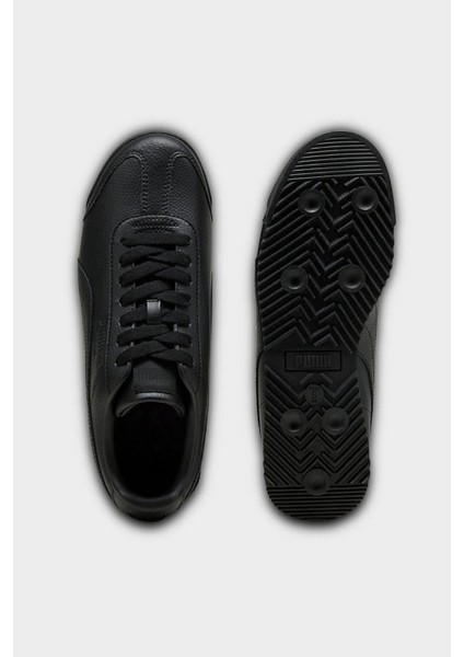 Roma Siyah Hakiki ve Sentetik Deri Unisex Sneaker Spor Ayakkabı 39686814 indirimleri