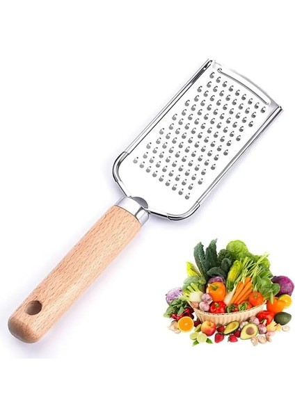 Ahşap Saplı Paslanmaz Çelik ve Peynir Rendesi, Keskin Çok Amaçlı Sebze ve Narenciye Dilimleyici, Mutfak Aksesuarı fiyatları