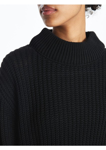 Yeni Sezon Yarım Balıkçı Yaka Kadın Triko Kazak modelleri