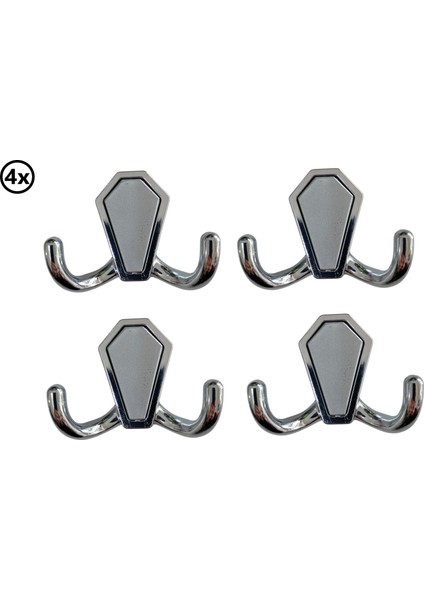 Mali Askı Krom x 4 Adet