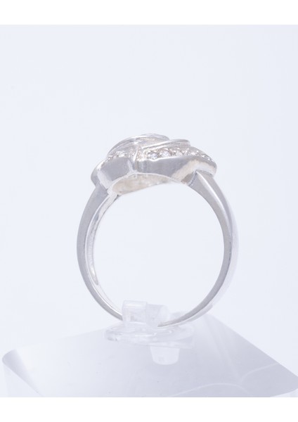 Gül Motifli Zirkon Taşlı 925 Ayar Gümüş Yüzük – Zarafetin En Romantik Hali indirimleri