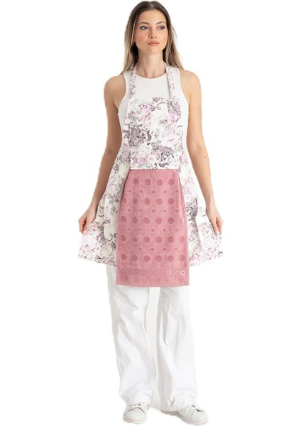 Gül Kurusu Havlulu Su Geçirmez Mutfak Önlüğü, Yetişkinler Için Önlük, Erkekler Kadınlar Için Pişirme Önlükleri, Barbekü Önlükleri Ev, Restoran, El Sanatları, Bahçe, Barbekü, Okul