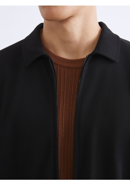 Yeni Sezon Polo Yaka Erkek Fermuarlı Sweatshirt modelleri