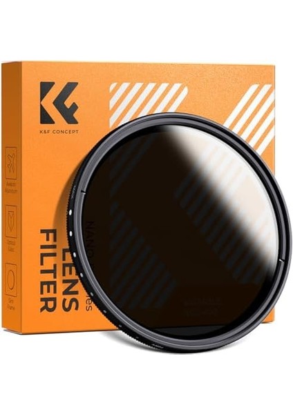 K&f Concept 77 mm Nd Filtre, K&f Konsept 77 mm Ultra Ince ND2-ND400 Fader Değişken Nötr Yoğunluk Ayarlanabilir Lens Filtresi Ultra Ince Nd Filtre Optik Cam modelleri