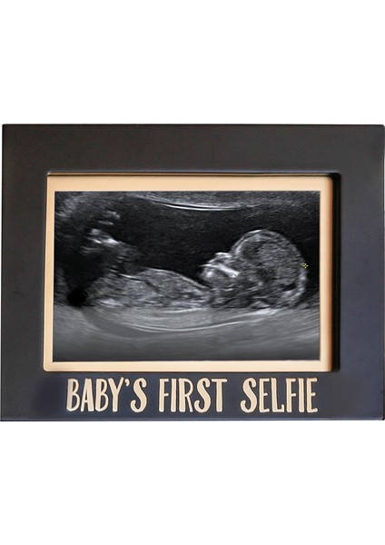 Bebeğin Ilk Selfie Sonogram Resim Çerçevesi, Cinsiyetsiz Bebek Hatırası Fotoğraf Çerçevesi, Bebek Odası Dekoru