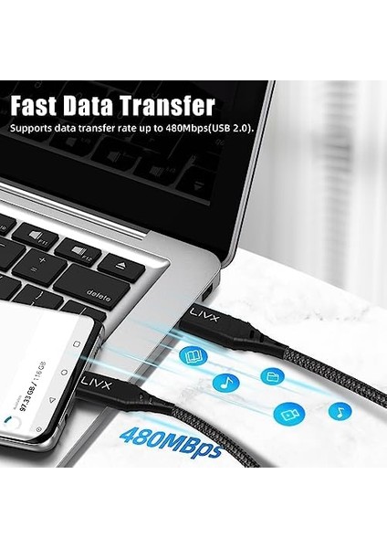 Space 27W Type C To Lightning 2 Metre Ipad Uyumlu Akıllı Hızlı Şarj ve Data Kablosu Spccc-01 modelleri