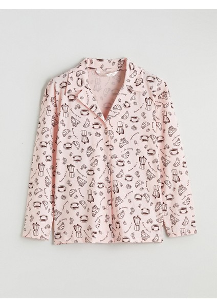 Yeni Sezon Gömlek Yaka Desenli Kadın Pijama Takımı fiyatları
