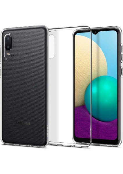 A02 / M02 Kılıf Crystal 4 Tarafı Tam Koruma Crystal Clear - ACS02779