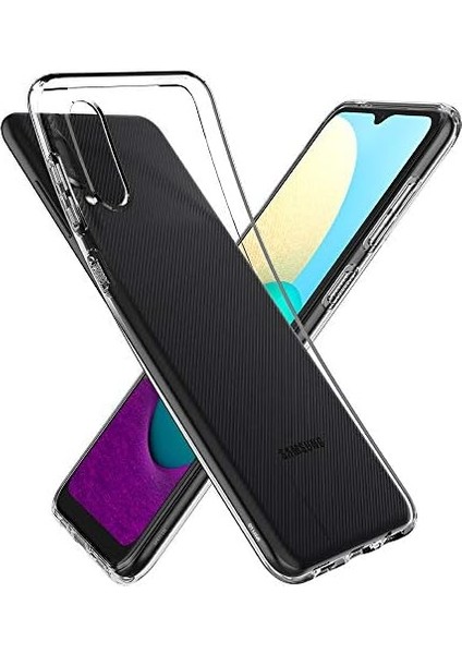 A02 / M02 Kılıf Crystal 4 Tarafı Tam Koruma Crystal Clear - ACS02779 modelleri