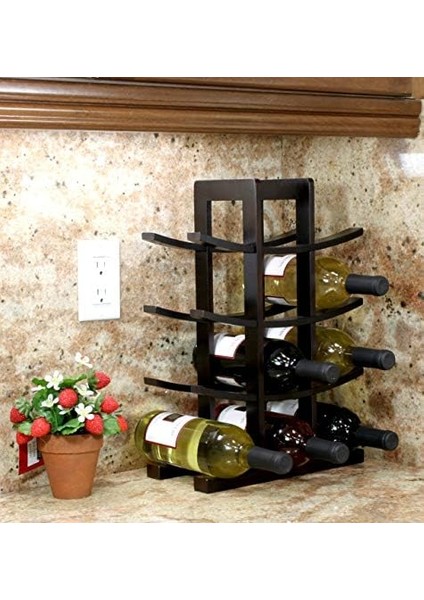 Startec WR1132 Fächer Espresso Bambus Weinregal modelleri