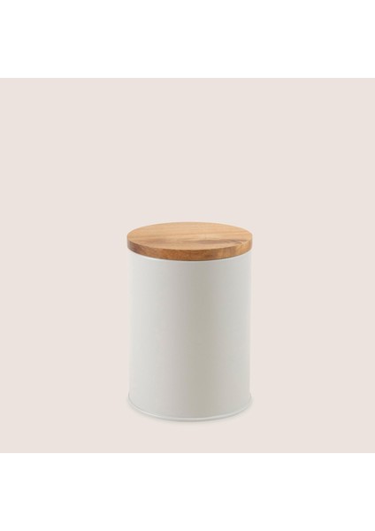 Agni Akasya Metal Kavanoz 14X11 cm