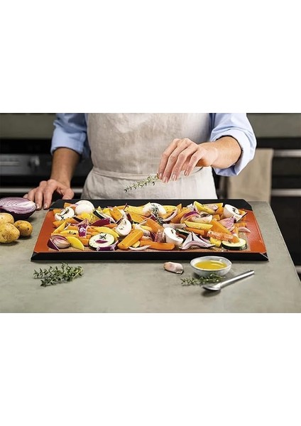 Silikon Yanmaz Yapışmaz Pişirme Matı, Hamur Işi Matı, Yıkanabilen Tekrar Kullanılabilien Yapışmaz Fırın Tepsi Sergisi 30X40 cm fiyatları