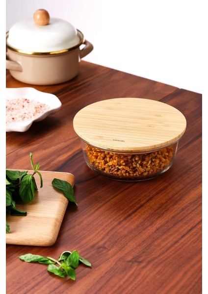 650 ml Dikdörtgen Borosilikat Saklama Kabı