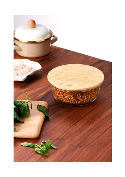 650 ml Dikdörtgen Borosilikat Saklama Kabı modelleri