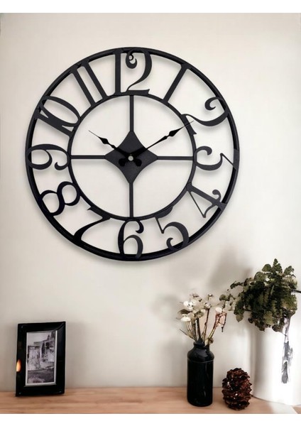 DM40 Rakamlı Metal 40 cm Duvar Saati