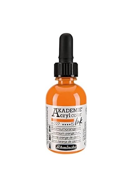 Akademie Akrilik Mürekkep 50 ml 227 Cadmium Orange Hue modelleri