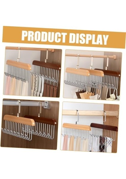 Ahşap Sütyen Askısı,kravat,ceket,kemer ve Sütyen Için Dolap Içi Ahşap Düzenleyici Askı (2 Adet) modelleri