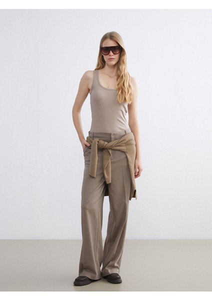 Yeni Sezon U Yaka Fitilli Kadın Atlet fiyatları