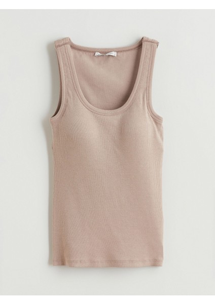 Yeni Sezon U Yaka Fitilli Kadın Atlet indirimleri