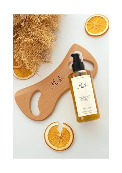 Mar'le Selülit Karşıtı Masaj Yağı 200 ml + Selülit Giderici Ahşağ Masaj Yağı 2'li Selülit Bakım Seti fiyatları