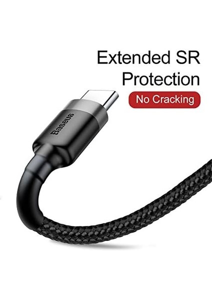 Cafule USB A To C Kbl 2A 2m-Gri+S modelleri