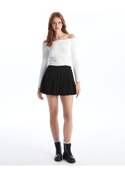 Yeni Sezon Kayık Yaka Kadın Crop fiyatları