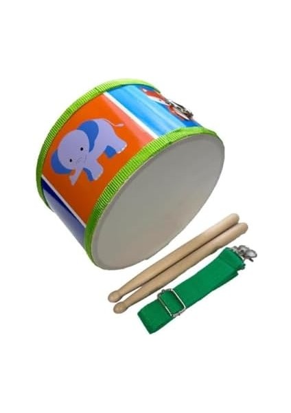 ORF-TF-14GR Örf Aletleri Askılı Yeşil Çocuk Davulu fiyatları