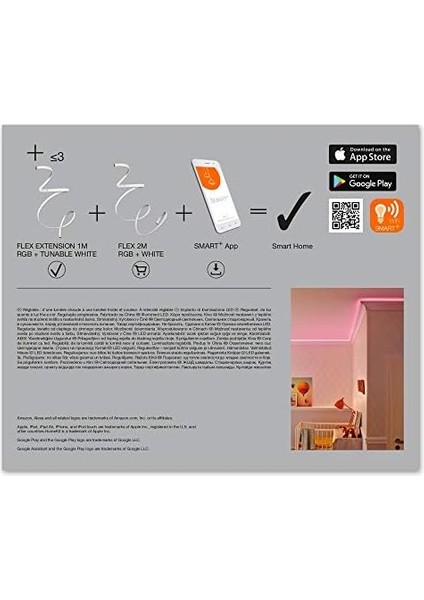 Smart Wifi LED 1m, Beyaz fiyatları