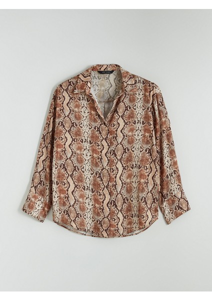 Yeni Sezon Desenli Kadın Gömlek indirimleri