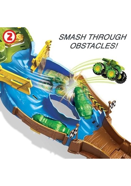 Trucks Bigfoot ve Gunkster, Saklama Özelliğiyle Trucks Yıkım Pisti, HJG32 modelleri