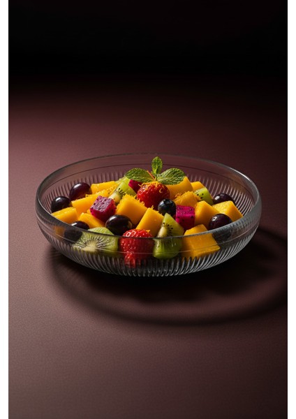 Vista Büyük Boy Cam Salata Kasesi - Iskandinav Tarz Meyvelik Kase 26 cm fırsatları