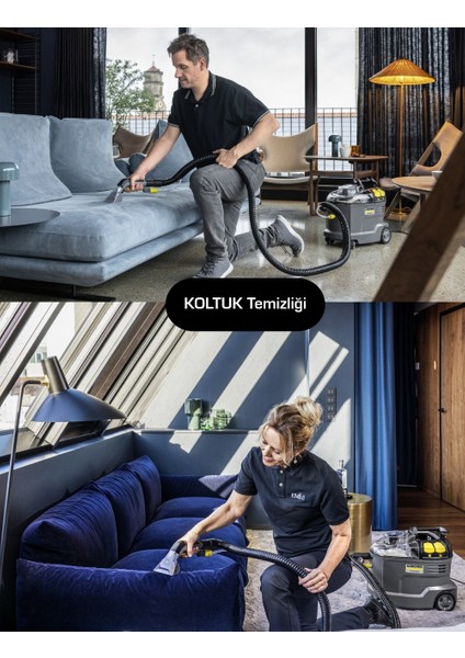 Yüksek Güçlü 48 Yıkama Tableti + Cam Temizleme Cihazı + Profesyonel Puzzi 8/1 Halı Koltuk Yıkama Makinesi -Araç,döşeme,tekstil ,halı ve Koltuk fiyatları