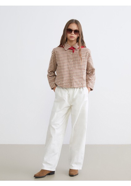 Yeni Sezon Ekose Kız Çocuk Gömlek fiyatları