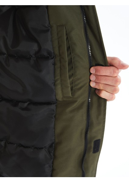 Yeni Sezon Standart Kalıp Kapüşonlu Erkek Parka fırsatları