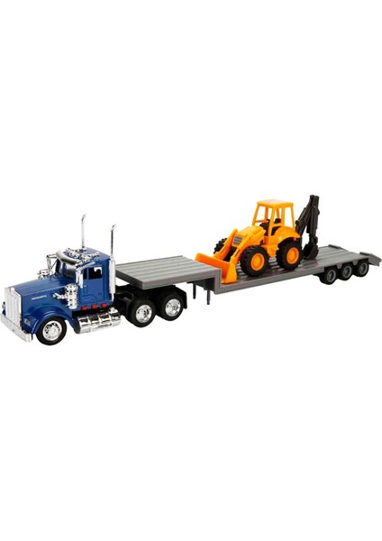 1:43 Haul Kenworth Taşıyıcı Tır ve Dozer