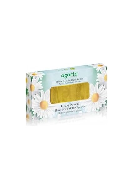 El Yapımı Doğal El Sabunu Papatya Bahçesi 3 * 100 gr x 2 Paket (Toplam 6 Adet)