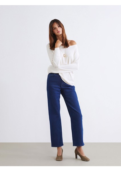 Yeni Sezon Baggy Fit Kadın Jean Pantolon