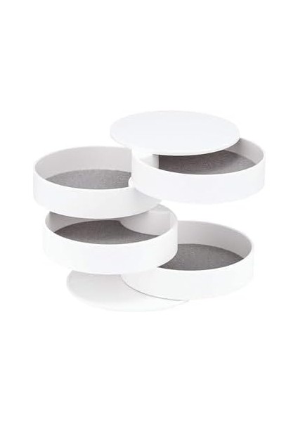 Life 4 Katlı Döner Beyaz Takı Organizeri Düzenleyici Kutusu MIT1149 fiyatları